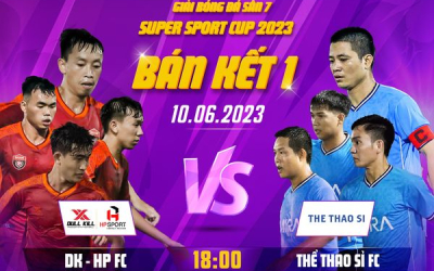 BÁN KẾT SUPER SPORT CUP 2023: DK - HP FC - THỂ THAO SỈ FC