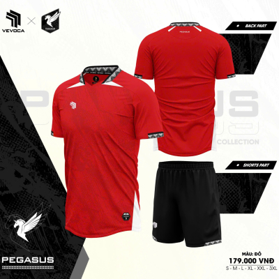 Áo không logo PEGASUS màu Đỏ