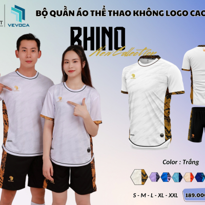 Áo không logo Rhino trắng