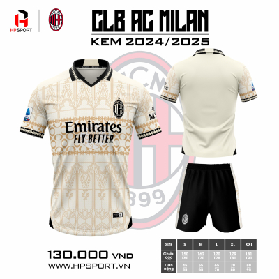 Áo CLB AC Milan kem 2024-2025