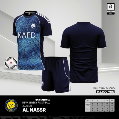 Áo CLB AL Nassr xanh dương 2026