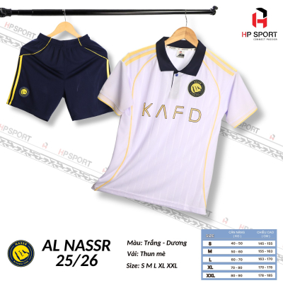 Áo CLB AL Nassr trắng 2026