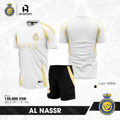 Áo CLB AL Nassr trắng 2024-2025