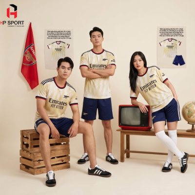 Áo CLB Arsenal sân khách vàng 2026