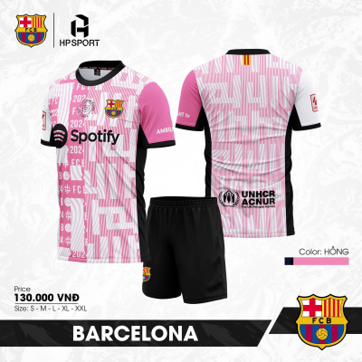 Áo CLB Barcelona hồng 2024-2025