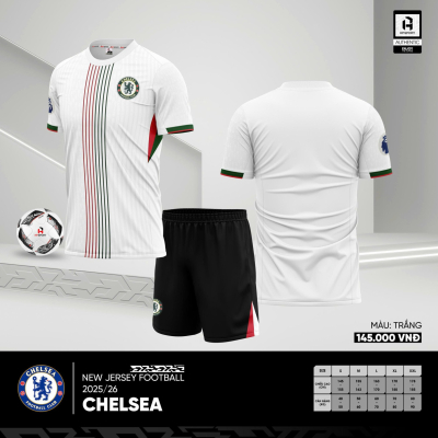 Áo CLB Chelsea trắng 2025-2026