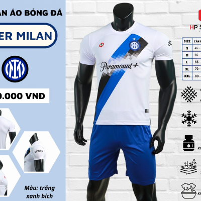 Áo CLB Inter Milan 2023 xanh trắng