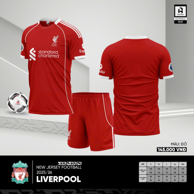 Áo CLB Liverpool sân nhà 2025-2026