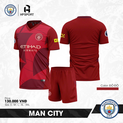 Áo CLB Man City đỏ đô