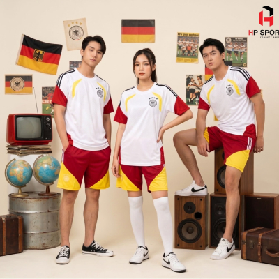 Áo đội tuyển Đức sân khách trắng 2026
