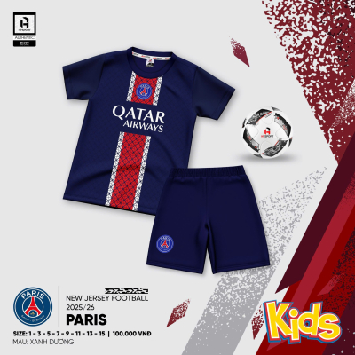 Áo trẻ em CLB PSG 2025-2026