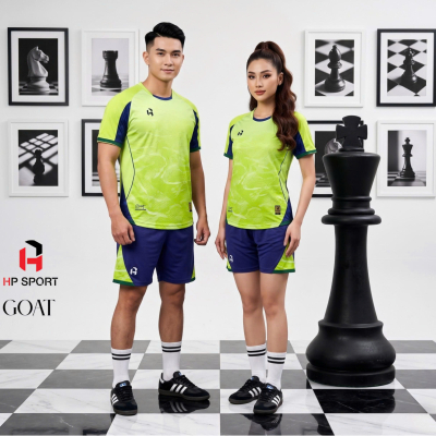 Áo bóng đá không logo GOAT xanh cốm