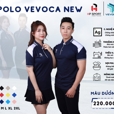 Áo thun Polo Vevoca New Xanh Dương