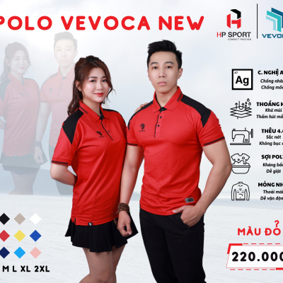 Áo thun Polo Vevoca New Đỏ