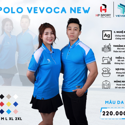 Áo thun Polo Vevoca New Xanh Da Trời