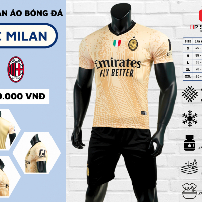 Áo đấu CLB AC Milan vàng