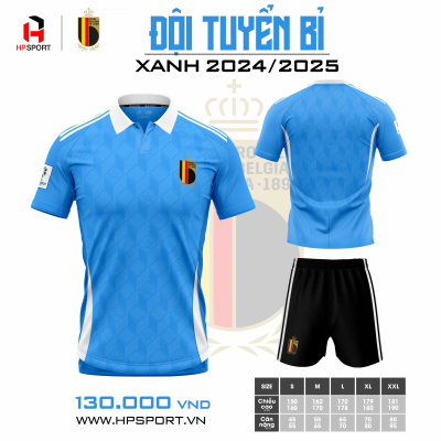 Áo đội tuyển Bỉ sân khách 2024-2025