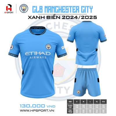 Áo CLB Man City sân nhà 2024-2025